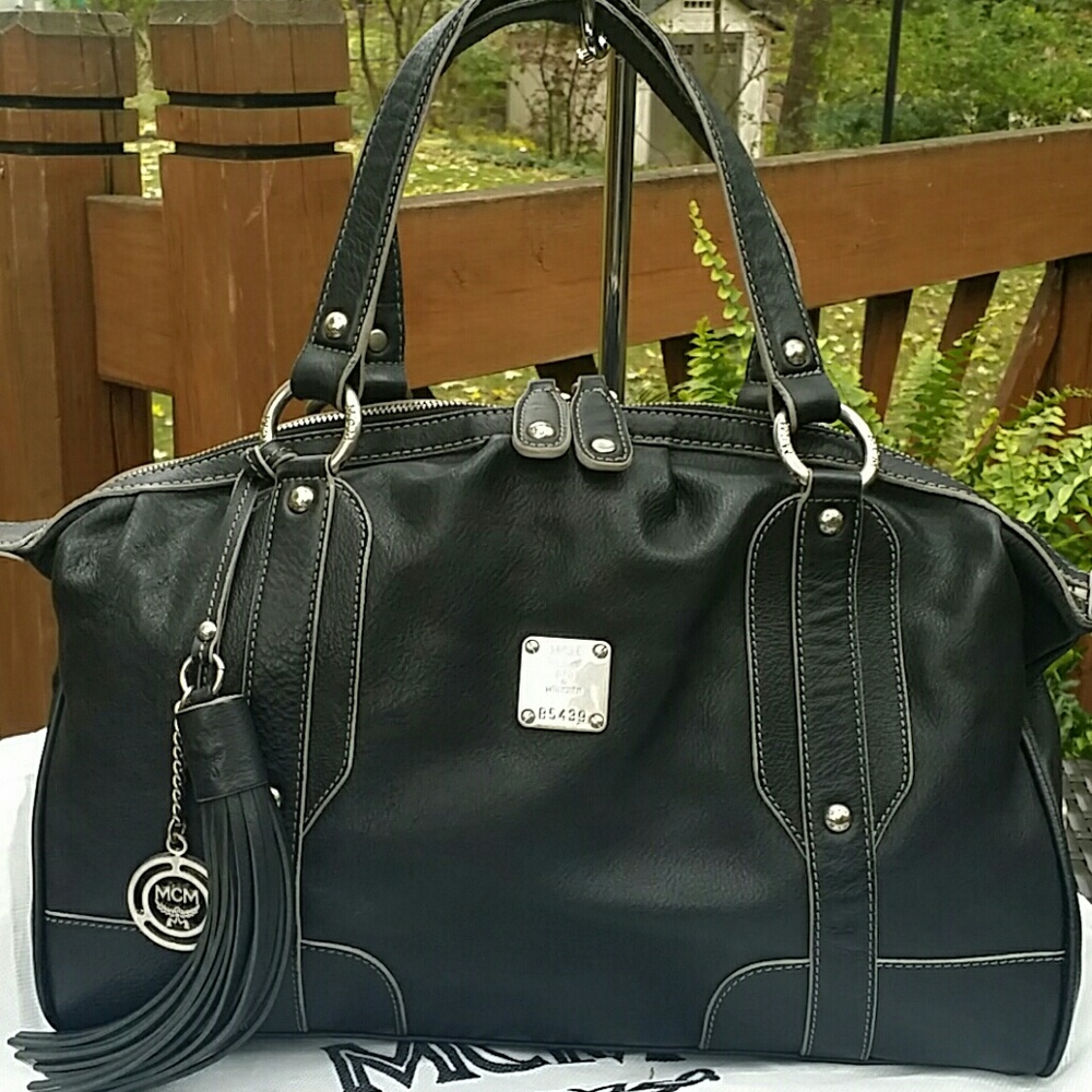 MCM satchel.
